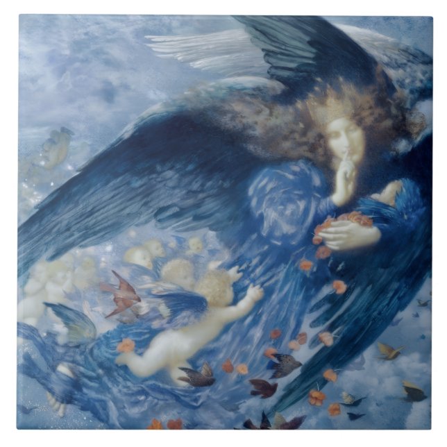 Noite com seu Trem de Estrelas (Anjo com Querubins (Frente)