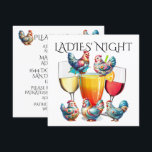 NOITE DAS MULHERES, etc. Convite<br><div class="desc">Noite das Damas ... Brunch ... . o que você quiser ... . Aposentadoria, Negócios, Arrecadação de Fundos, Reuniões, Casamento, Aniversário, Aniversário de Casamento ... você sabe como sempre faz no Zazzle! Veja minhas diversas COLEÇÕES DE CONVITES, Todas as Oportunidades 1, 2, 3, ... ..Coleções Patrióticas, Grillin' e Chillin' ......</div>