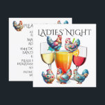 NOITE DAS MULHERES, etc. Convite<br><div class="desc">Noite das Damas ... Brunch ... . o que você quiser ... . Aposentadoria, Negócios, Arrecadação de Fundos, Reuniões, Casamento, Aniversário, Aniversário de Casamento ... você sabe como sempre faz no Zazzle! Veja minhas diversas COLEÇÕES DE CONVITES, Todas as Oportunidades 1, 2, 3, ... ..Coleções Patrióticas, Grillin' e Chillin' ......</div>