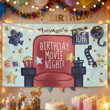 Noite de cinema de aniversário