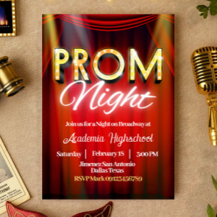 Noite de Formatura - Convite da Broadway