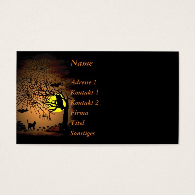 Noite de Halloween, Feliz Halloween! (Frente)