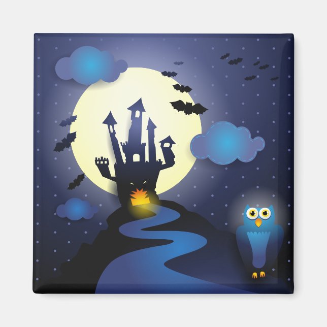 Noite de Halloween, imã (Frente)