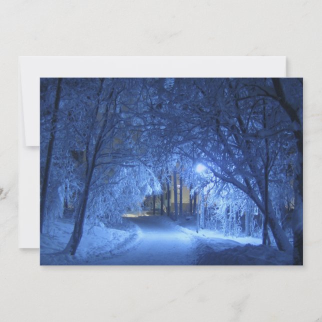 Noite de inverno de neve (Frente)