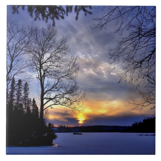 Noite de inverno gelada (Frente)