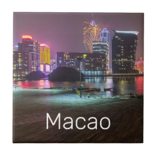Noite de Macao Casino Skyline Panorama China
