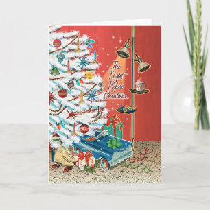 Noite de meio século antes da introdução do cartão