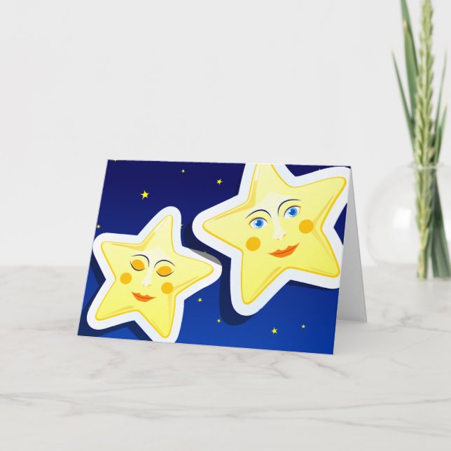 Noite de sonho, cartão de saudação (Frente)