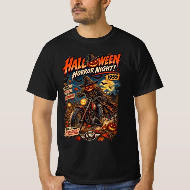 Noite de Terror do Halloween de 1955 Camisa de Hom (Frente)
