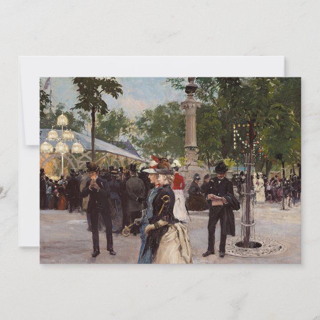 Noite de Verão em Tivoli | Paul Fischer (Frente)