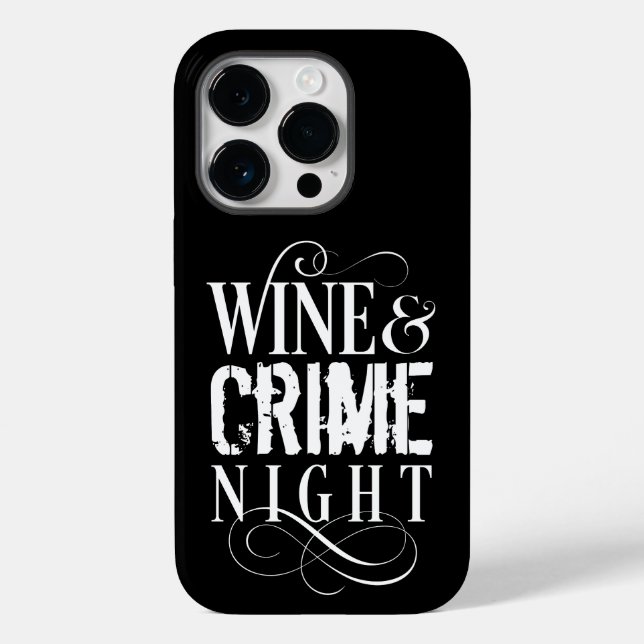 Noite do Vinho e Crime - crime engraçado (Verso)
