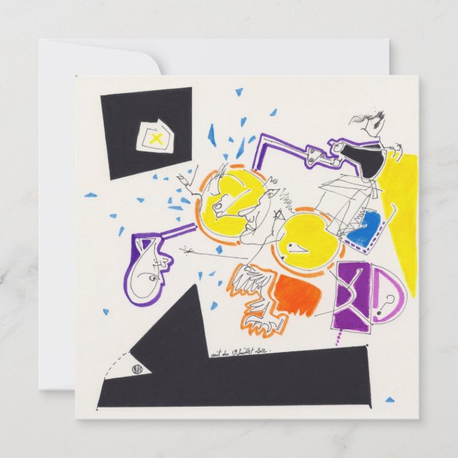 Noite e Nap Desenha 9 Qui um volé les D Marks? S I (Frente)