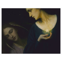 "Noite e sua filha dormindo"