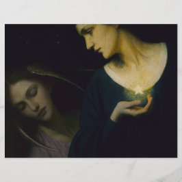 "Noite e sua filha dormindo"