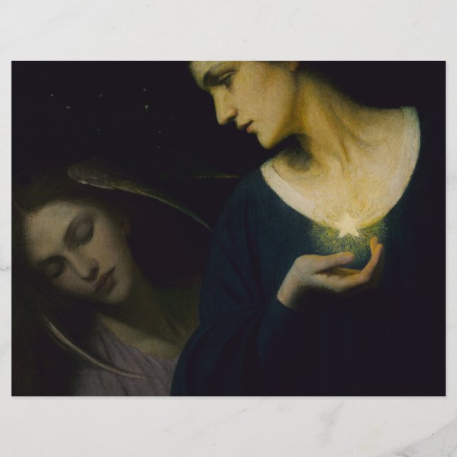 "Noite e sua filha dormindo" (Frente)