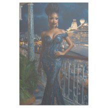 Noite Elegante sobre Arte Negra em Convés