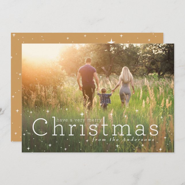 noite estelar 13 cm x 18 cm Cartão de convite (Frente/Verso)