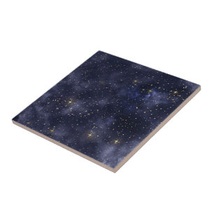 Noite Estrelada Aquarela