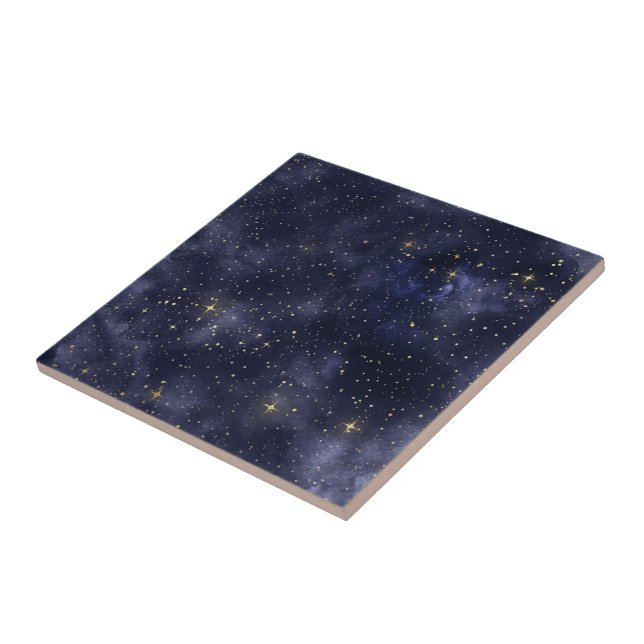 Noite Estrelada Aquarela (Lateral)