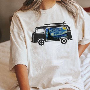 Noite Estrelada Camper Van Gogh Van de Surf Arte
