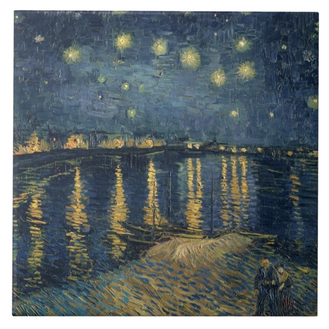 Noite estrelado de Vincent van Gogh | sobre o (Frente)
