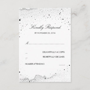 Noite estrelado que Wedding RSVP