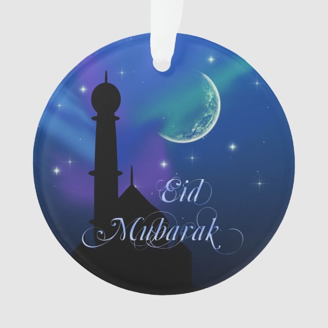 Noite Mágica de Eid - Ornamento Saudável Islâmico (Frente)