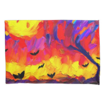 Noite Moderna de Halloween Abstrato