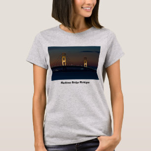 Noite Na Camisa Da Ponte Mackinac