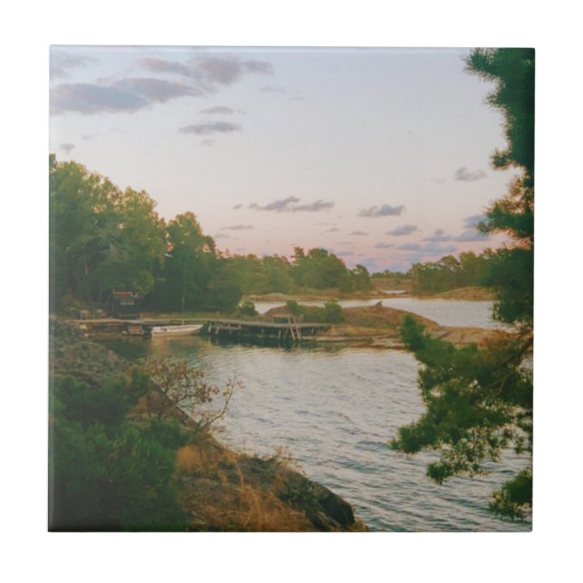 Noite no arquipélago sueco (Frente)