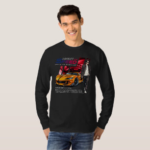 Noite para a Velocidade   Camisa Masculina Manga L