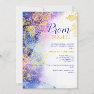 Noite para lembrar do convite para Baile de format