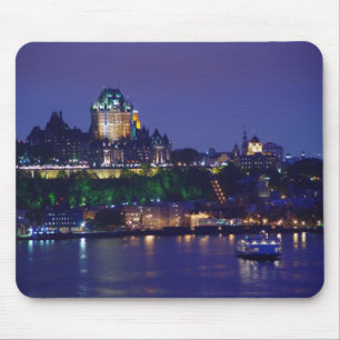 Noite Quebeque Mousepad do castelo de Frontenac do