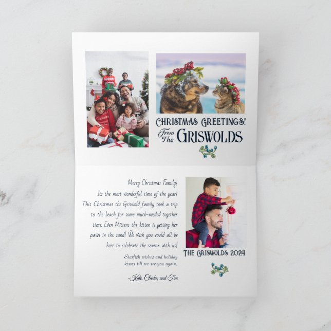 "Noite Silenciosa", um Cartão de Natal para Papais (Interior)