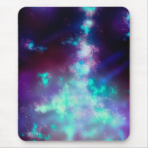 Noite Sky Neon Lights Mouse pad