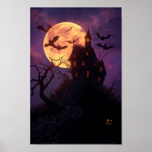 Noite Spooky - Poster de Casa Assombrada