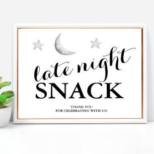 Noite tardia de Snack Poster