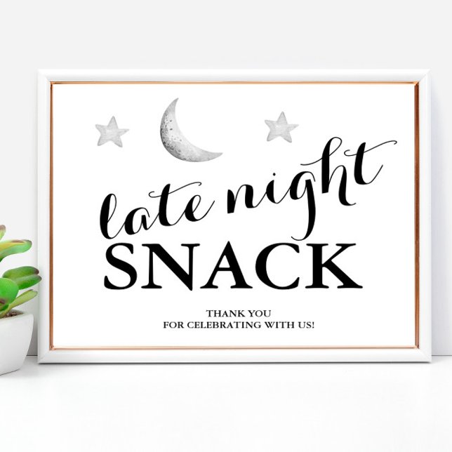 Noite tardia de Snack Poster (Criador carregado)