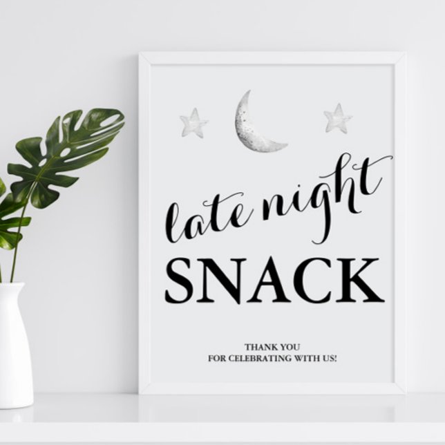 Noite tardia de Snack Poster (Criador carregado)