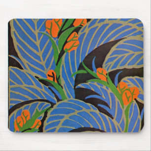 Noite Tropical de Art Deco de Seguy - Mousepad