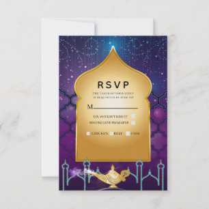 Noites Árabes Magia Marroquina RSVP de Aniversário