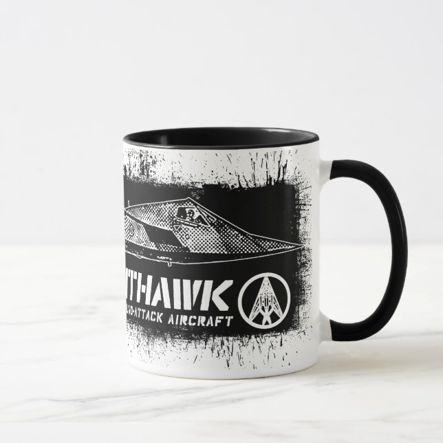 Noitibó-americano F-117 caneca da campainha de 11 (Direita)