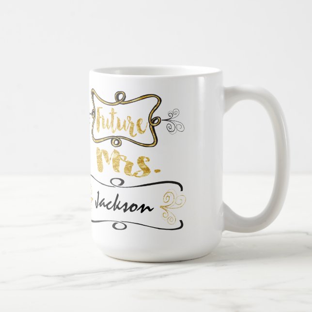 Noiva a ser Sra. futura Caneca (Direita)