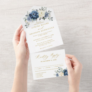 Noiva Champanhe Azul Poenta Dourado Casamento     