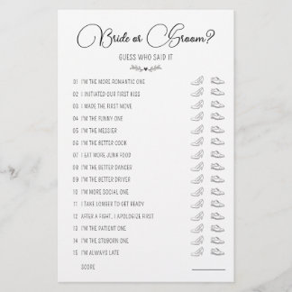 Noiva de Calçado de casamento ou Preto e Branco de