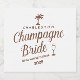 Noiva de Charleston Champagne Bachelorette persona