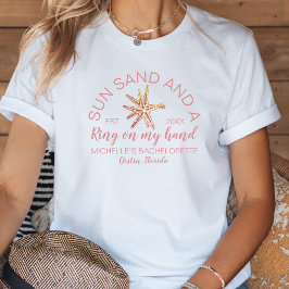 Noiva de Despedida de Solteira na Praia com Desenh