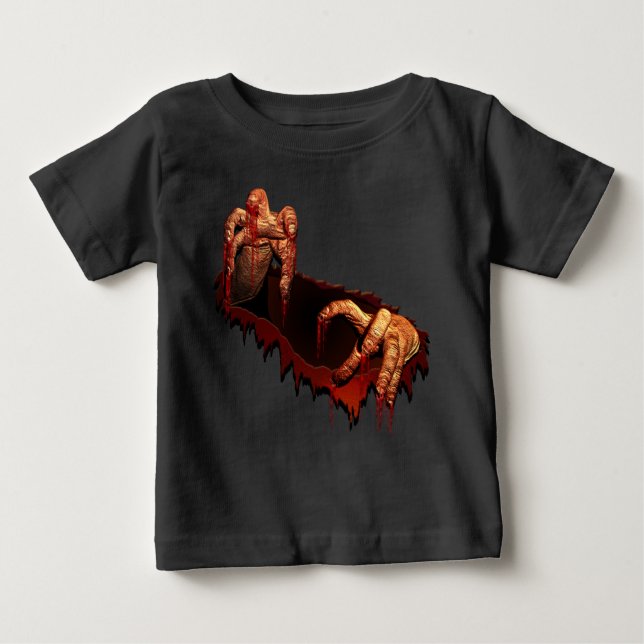 Noiva de Halloween Zombie, uma camiseta (Frente)