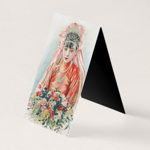 Noiva de Vermelho no Casamento Chinês em Xangai