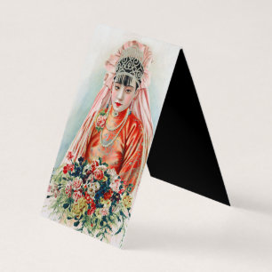 Noiva de Vermelho no Casamento Chinês em Xangai